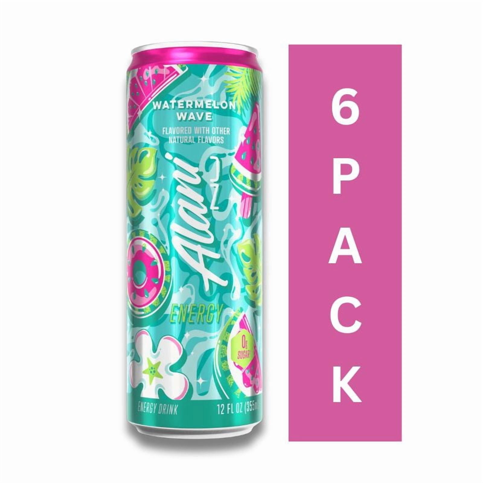 New Alani Nu Energy Drink Watermelon Wave 12 Fl oz (6 Pack)