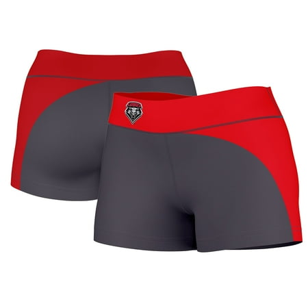 

Women s Silver/Cherry New Mexico Lobos Curve Side Shorties