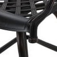 thumbnail image 2 of GDF Studio Dunlap Outdoor Cast Aluminum 30 Inch Swivel Barstools, Set of 2, Shiny Copper, 2 of 11