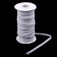 thumbnail image 2 of yuksok 1 Rouleau Cordon Extensible Bande Élastique Plate pour Couture Vêtements Pantalons Blanc, 2 of 9