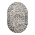 thumbnail image 2 of Unique Loom Portland Collection Area Rug - Canby (4' 1" x 6' 1" Oval Gray/Blue), 2 of 11