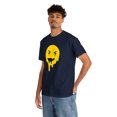 thumbnail image 6 of Dripping smiley face graphic t shirt Unisex Heavy Cotton Tee, 6 of 8