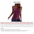 thumbnail image 5 of Camisola informal sin mangas con dobladillo fruncido para mujer, camisola con patrón de torsión de Color sólido para verano, 5 of 5
