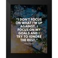 thumbnail image 2 of ArtsyQuotes 19x24 Black Modern Framed Museum Art Print Titled - Venus Williams Quote: My Goals, 2 of 5