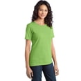 thumbnail image 4 of Port & Company LPC150 Ladies Ring Spun Cotton Tees, Lime - 4XL, 4 of 6