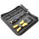 thumbnail image 1 of CRAFTHROU Crimper Tool Kit Profesional Con 5 Mordazas Intercambiables Y Destornillador Cruzado Negro, 1 of 7