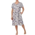 thumbnail image 2 of Secret Treasures Women's and Women's Plus Traditional Knit Short Sleeve V-Neck Gown, 2 of 7
