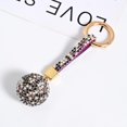 thumbnail image 1 of Rhinestone Ball Alloy Claw Keychain Cute Car Keychain Bag Purse Decor Pendant, 1 of 4