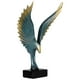 thumbnail image 1 of Estatua de ala de águila de estilo retro, escultura, accesorio fotográfico, estante para TV, dormitorio y hogar. Azul, 1 of 9
