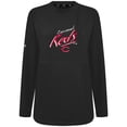 thumbnail image 2 of Women's Levelwear Black Cincinnati Reds Oversized Beaudry Sizzle Top, 2 of 3
