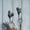A, variant on Bowayaoa Wrought Iron Rooster & Hen Wall Hooks, Rustic Farmhouse Decorative Metal Hanger Bracket, Art Ornament for Home Kitchen Entryway Patio Yard Outdoor Wall Decoration