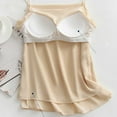 thumbnail image 6 of Tnhcen Women's Summer Lightweight Chiffon V-Neck Camisole with Built-in Bra Sleeveless Sleep Slip Dress for Women S-XL, 6 of 9
