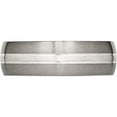 thumbnail image 3 of Titanium Brushed/Polished With Sterling Silver Inlay 7mm Grooved Band (Size 9) Made In China tb138-9, 3 of 5