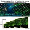 thumbnail image 2 of Christmas Projection Light Outdoor, DBS Laser Light Outdoor Projection Light with Mobile Red and Green Christmas Decoration Pattern Laser Spotlight, Used for Holiday Party Garden Landscape Decoration, 2 of 6