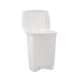 thumbnail image 4 of Rubbermaid 8.25G Step-On Trash Can, White, 4 of 6