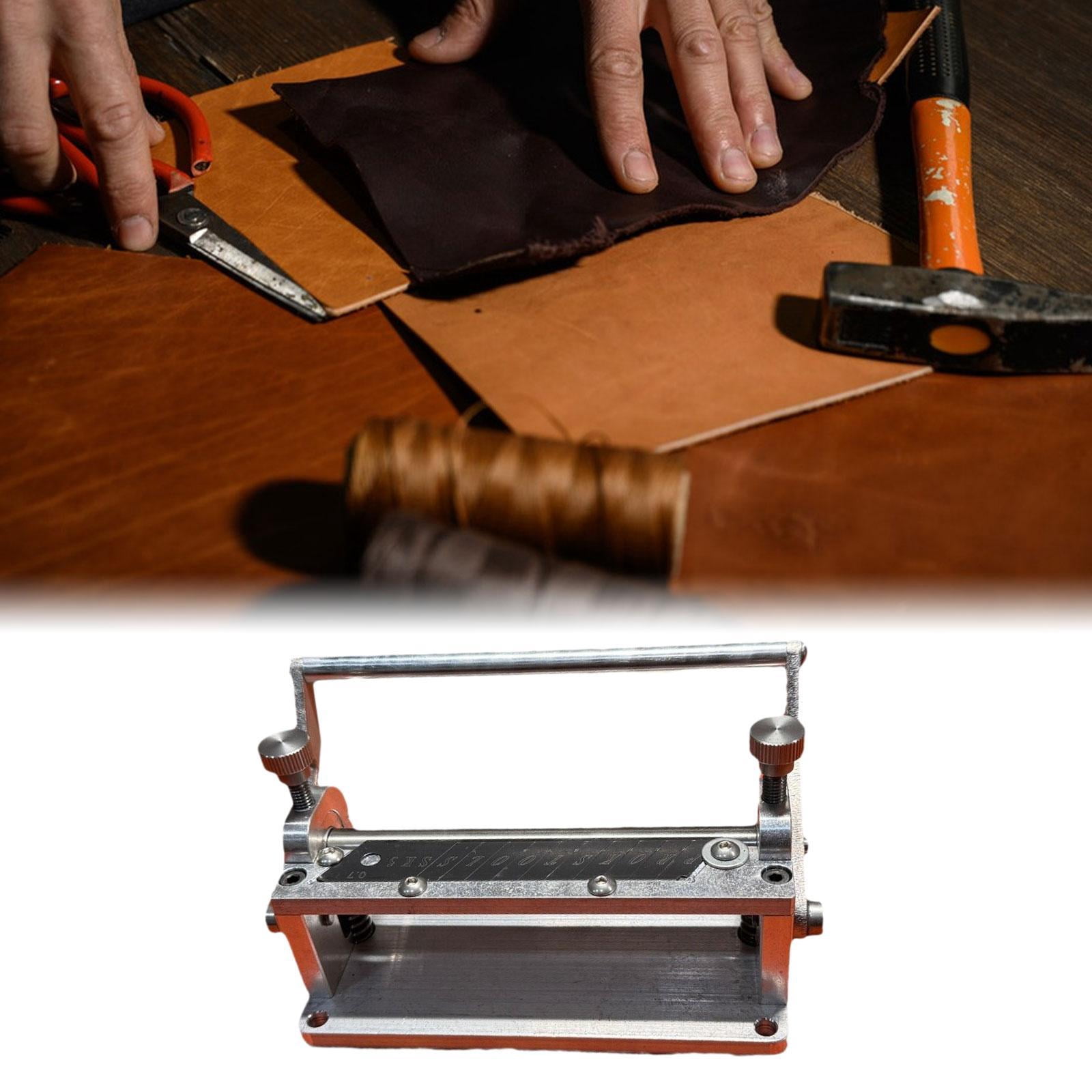 S SERENABLE Manual Leather Peeling Machine Leather Paring Skiver Leather Thinning Leathercraft Peeling Machine Leather Edge Skiving Tool
