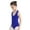 Blue, variant on iiniim Kids Girls Sleeveless Ballet Leotards Cotton Dance Gymnastics Racerback Rose Red 3-4