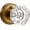 Antique Brass-Privacy, variant on Antique Brass Door Knobs Crystal Door Knob Dummy Door Knobs Glass Interior Dummy Handle Single Sided Decorative 1 Pack