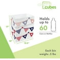 thumbnail image 5 of Clean Cubes 13-Gallon Pop-Up Trash Bins, 3-Pack, 4th of July – Disposable, Collapsible, with Fitted Trash Bags, 5 of 7