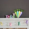 thumbnail image 2 of JHEHF Pack Of 4 Easter Carrots Decor Colorful Handmade Filled Easter Carrots Easter Basket Stuffers Vase Filler Tiered Tray DIY Decor Farmhouse Party Supply, 2 of 6