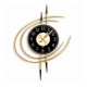 thumbnail image 1 of Wall Clock Quiet No Ticking Noises Large 54cm Wall Clock Modern Gold And Black Wall Clocks Made Of Metal Battery Operated Wall Clocks, 1 of 5