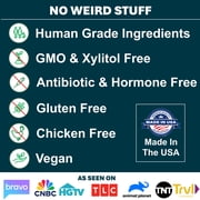 Pill Butter: Pill Wrap for All Dogs (Human Grade Ingredients) Moldable Non-Sticky Paste of Real Peanut Butter (60 Servings)