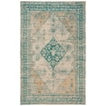 thumbnail image 2 of Safavieh  Classic Vintage Oriental Polyester Rug Aqua 6'  x  9' 6' x 9', 2 of 7