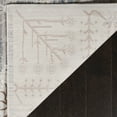 thumbnail image 4 of SAFAVIEH Valencia Euanthe Floral Bordered Polyester Runner Rug, Dark Grey/Light Grey, 2'3" x 8', 4 of 7