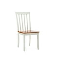 Boraam Bloomington High Back Wood Dining Room Chairs, Set of 2, Cream