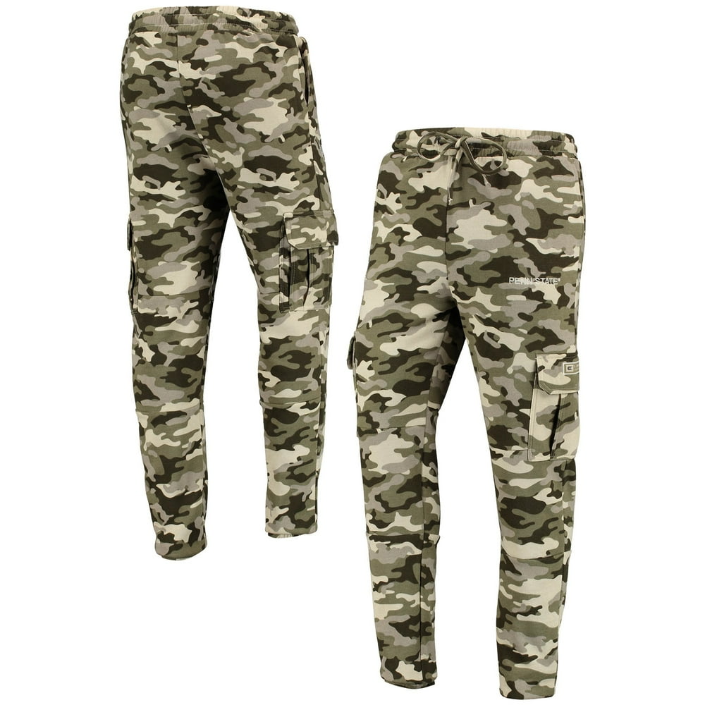 csg cuffed fleece pants camo
