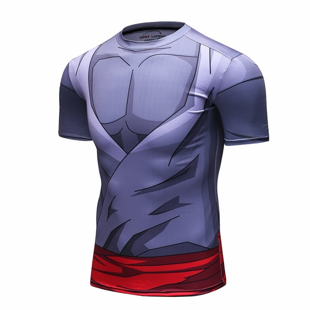 CosFitness Anime Workout Shirt Dragon Ball Cosplay Fitness