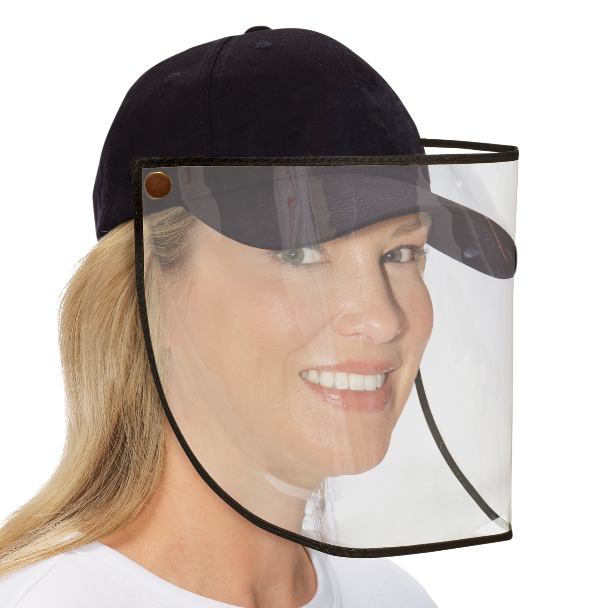 Removable Face Shield hat Facial Cover Cap Safety Baseball Sun Protective Hat 