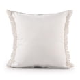 thumbnail image 4 of Ox Bay Eva 20" x 20" Blue/Ivory Striped Performance Adult Decorative Throw Pillow Cover, 4 of 5
