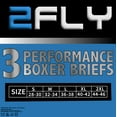 thumbnail image 6 of 2FLY Men's Boxer Briefs 3-Pack Ultra Soft , Active Stretch Underwear- Large, Blue Moneky and Camo Print, 6 of 7