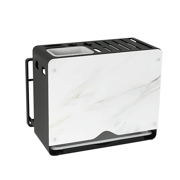 Soporte para utensilios de cocina, estante de secado, caja de soporte para drenaje de palillos, carrito de utensilios para cocina de restaurante De pie mayimx Titular de utensilios