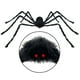 thumbnail image 2 of Decoración De Araña Negra Araña, arañas aterradoras, patas flexibles, decoración de Halloween para patio (50cm), negro, 2 of 9