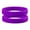 Purple, variant on Ayyufe Pack Of 2Men Women Silicone Wristbands Solid Color Sports Bracelet Bangle