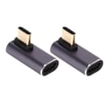 thumbnail image 3 of USB C Male A USB C Conector de Ángulo Recto Hembra, 100W Carga Rápida 40 Gbps 8K Salida de Video USB C 90 Grados Adaptador Portable PARA CUADERNOS Para Teléfonos Móviles, 3 of 7