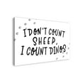 thumbnail image 2 of Creative Products I Don't Count Sheep I Count Dinos 32x48 Canvas Wall Art, 2 of 5