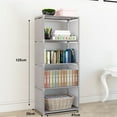 thumbnail image 3 of LASIEYO Vertical Cabinet Bookshelf DIY Bookcase Cube Storage Organizer for Bedroom Living Room Office, 3 of 13