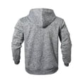 thumbnail image 4 of PNTUTB Mens Full Zip Multiple Pockets Solid Color Long Sleeve Drop Shoulder Hooded Coat Sport Casual, 4 of 6