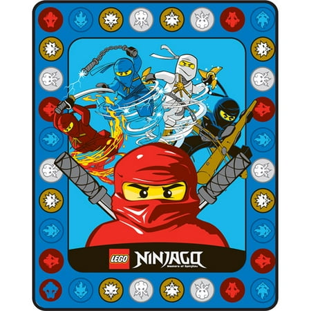 lego ninjago plush blanket