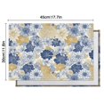thumbnail image 5 of Pioneer Flower Floral Print Pattern Summer Placemats Table Placemats Set Of 6-Linen Kitchen Washable Placemats Table Mats 12x18 Inch Non-Slip Heat Resistant, 5 of 5