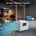 thumbnail image 2 of 70 Pints Energy Star Commercial Dehumidifier with Pump for Crawlspace Basement, 2 of 6