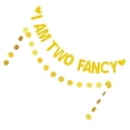 thumbnail image 3 of 2 Pcs Interesting Photo Props Birthday Banners Practical Paper Banners (Golden), 3 of 6