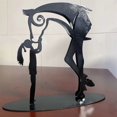thumbnail image 3 of Creative Horse Sculpture Modern Statue Rustic Metal Art Men Gift Horse Home Outdoor Yard Lawn Decoration Decorative Art Sculpture, 3 of 5