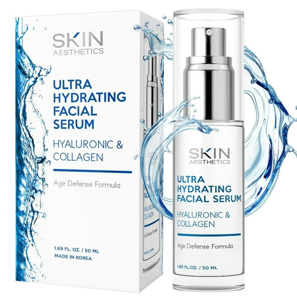 Suero Facial DABZAL Piel Ácido Hialurónico y Colágeno Ultra Hidratante para Reducir Arrugas y Líneas