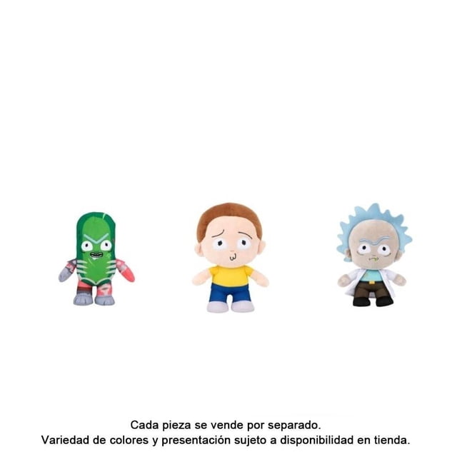 Peluche Jazwares Rick and Morty 8 pulgadas (20.32 cm) varios modelos 1 pieza