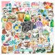 thumbnail image 2 of Pegatinas Travel Adventure, vinilo impermeable, 50 unidades, 2 of 2