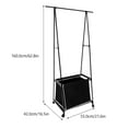 thumbnail image 4 of Garment Rack Drying Coat Rack Handbags Clothes Rack Clothes Stand for Home, 4 of 8